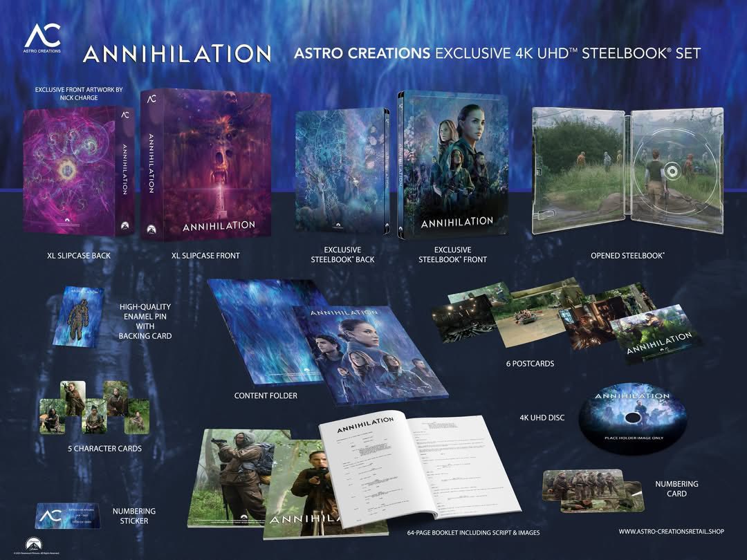 Annihilation 4K XL Full Slip A SteelBook (AC#02)(UK)