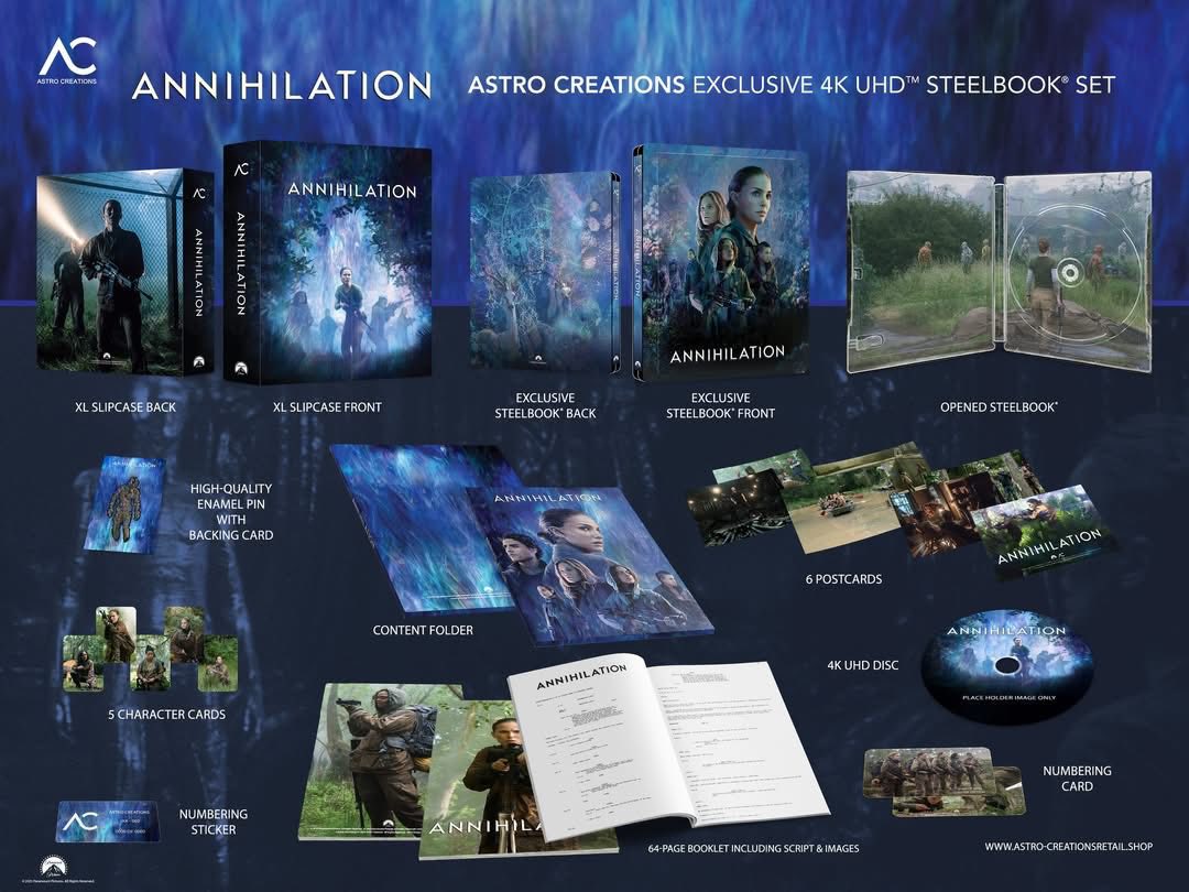 Annihilation 4K XL Full Slip B SteelBook (AC#02)(UK)