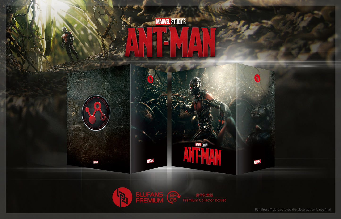 Ant-Man 1-Click SteelBook (2015)(BP#006)(China)(EMPTY)(Slip Box)