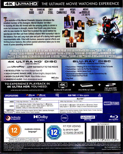 Ant-Man 4K SteelBook (Mondo Art #47)(2015)(UK)