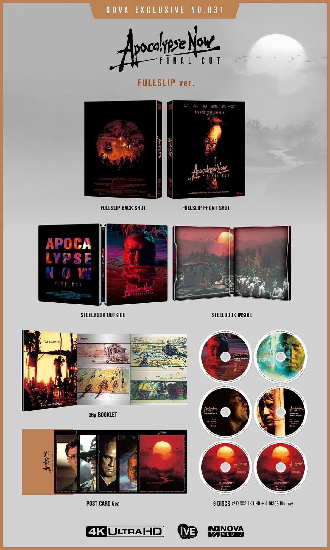 Apocalypse Now 4K Full Slip SteelBook (NE#31)(Korea)