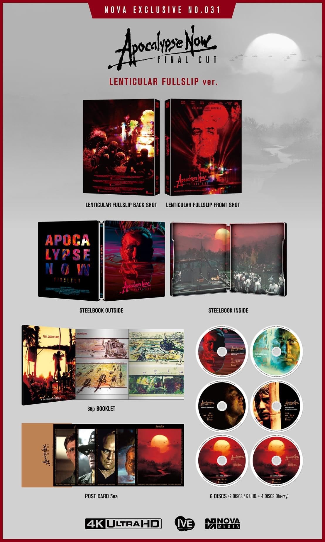 Apocalypse Now 4K Lenticular SteelBook (NE#31)(Korea)