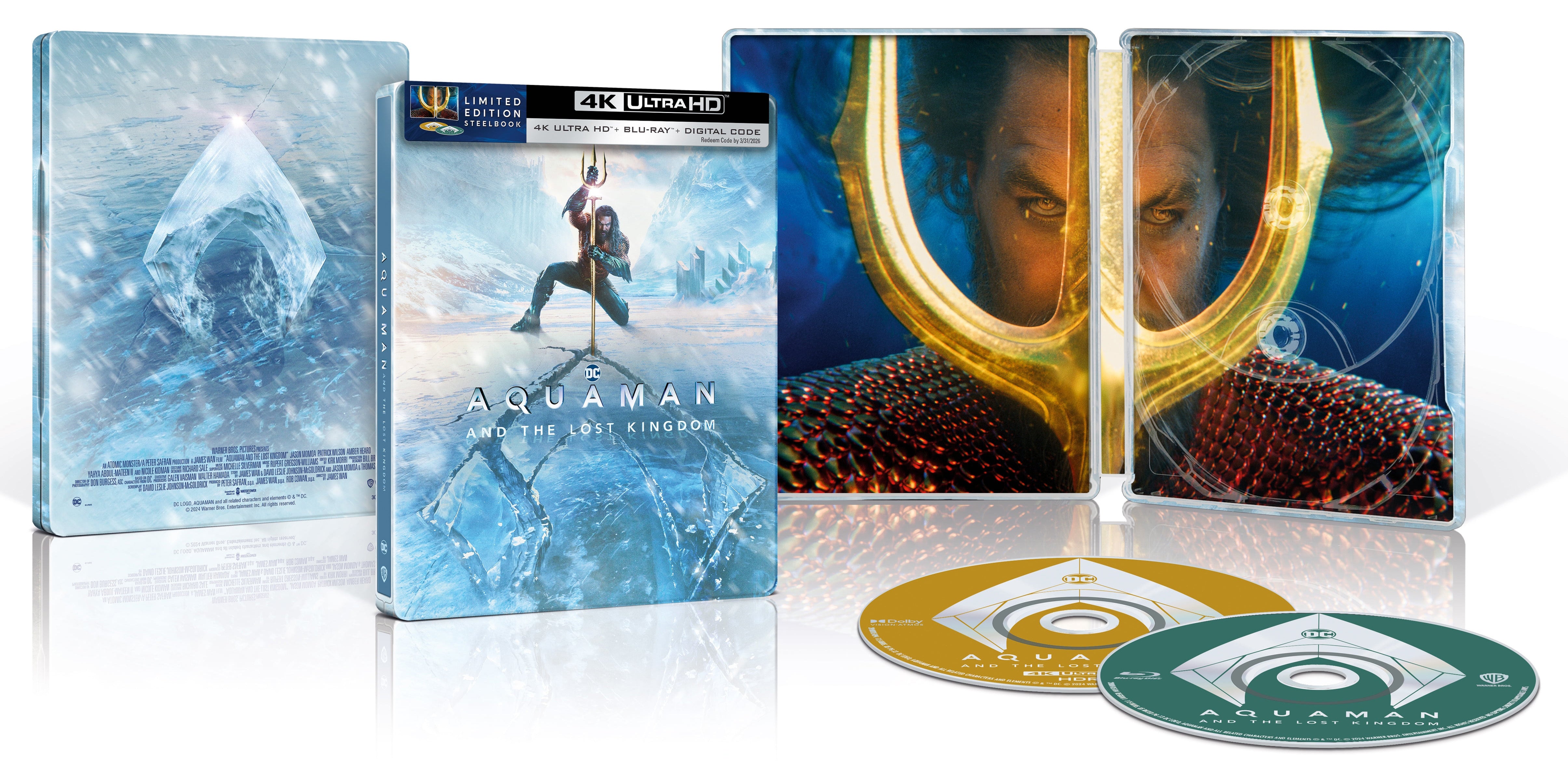 Buy Aquaman 4K Steelbook & 3D Blu-ray