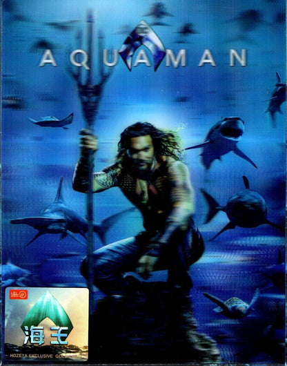 Aquaman 3D Double Lenticular SteelBook (2018)(HDZeta Gold Label)(China)