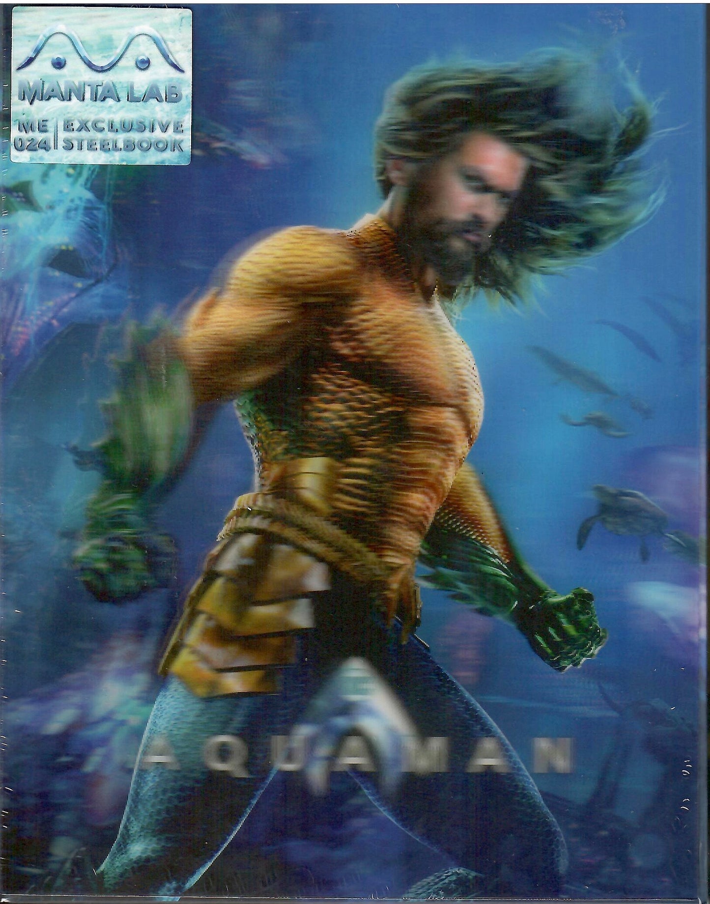 Aquaman 3D Double Lenticular SteelBook (2018)(ME#24)(Hong Kong)