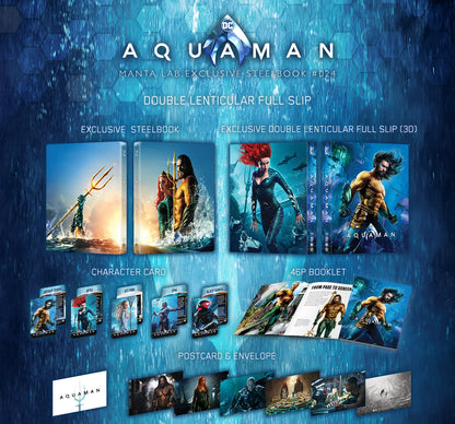 Aquaman 3D + 4K 1-Click SteelBook (2018)(ME#24)(Hong Kong)