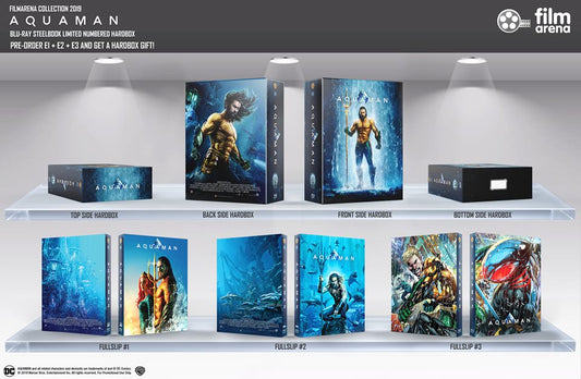 Aquaman 3D + 4K 1-Click SteelBook (2018)(FAC#121)(Czech)