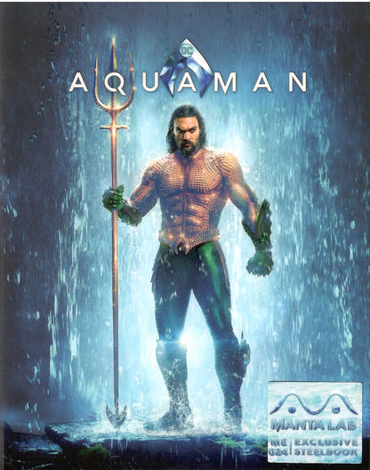 Aquaman 3D + 4K 1-Click SteelBook (2018)(ME#24)(Hong Kong)