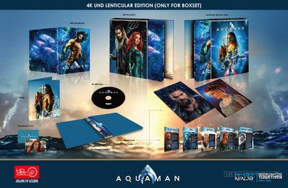 Aquaman 3D + 4K 1-Click Lenticular SteelBook (2018)(HDZeta Gold Label)(China)