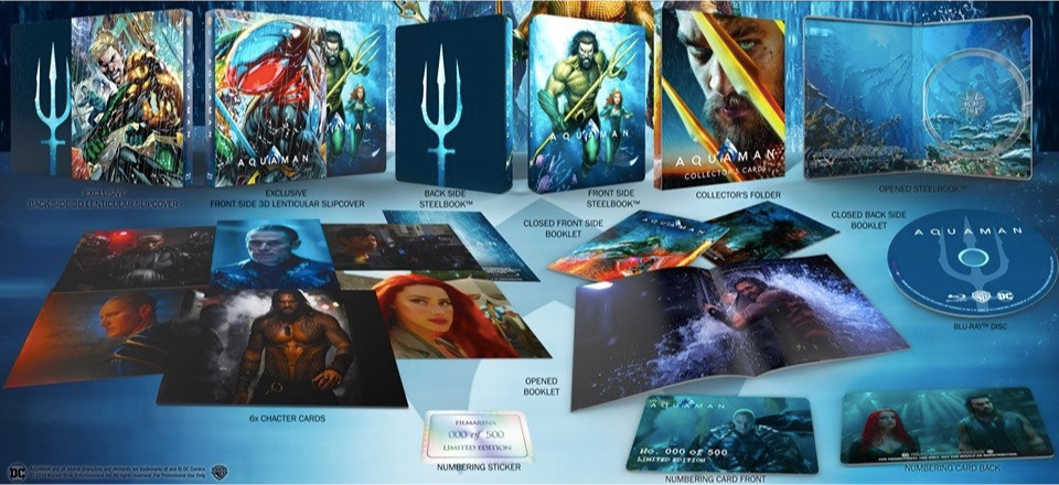 Aquaman Double Lenticular SteelBook (2018)(FAC#121)(Czech)