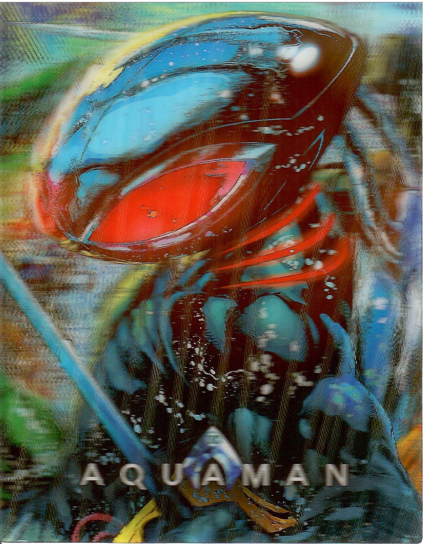 Aquaman Lenticular Sticker Version A For SteelBook (2018)(FAC#121)(Czech)