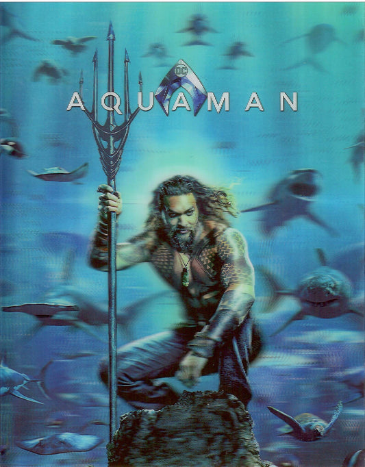 Aquaman Lenticular Sticker Version C For SteelBook (2018)(FAC#121)(Czech)