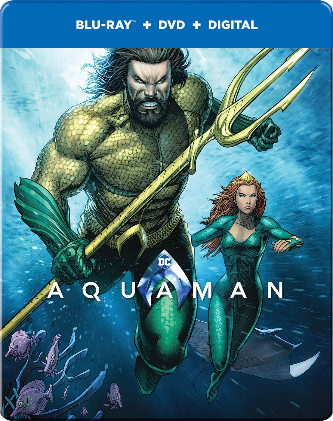 Aquaman SteelBook (BD/DVD + Digital Copy)(2018)(Exclusive)