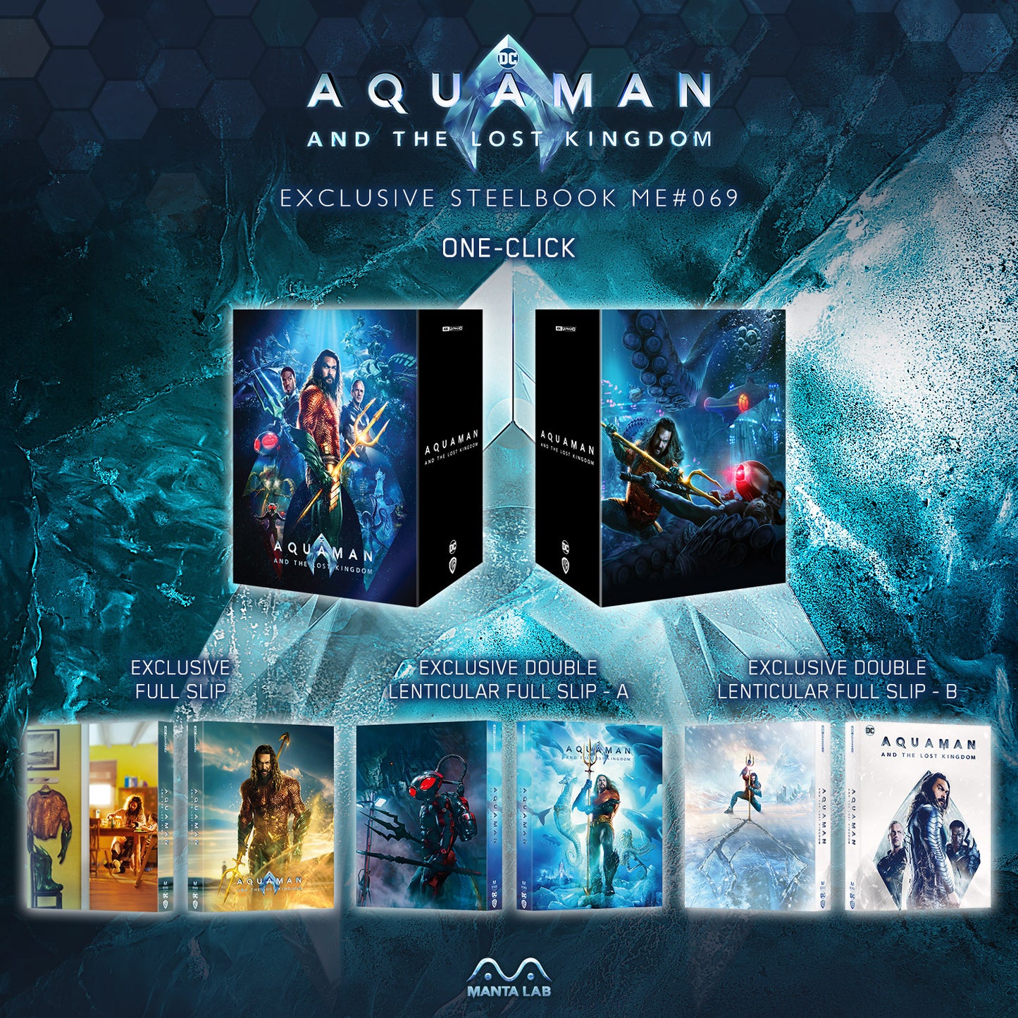 Aquaman: The Lost Kingdom 4K 1-Click SteelBook (ME#69)(Hong Kong)