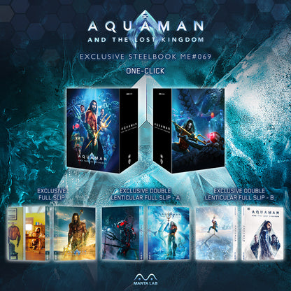 Aquaman: The Lost Kingdom 4K 1-Click SteelBook (ME#69)(Hong Kong)