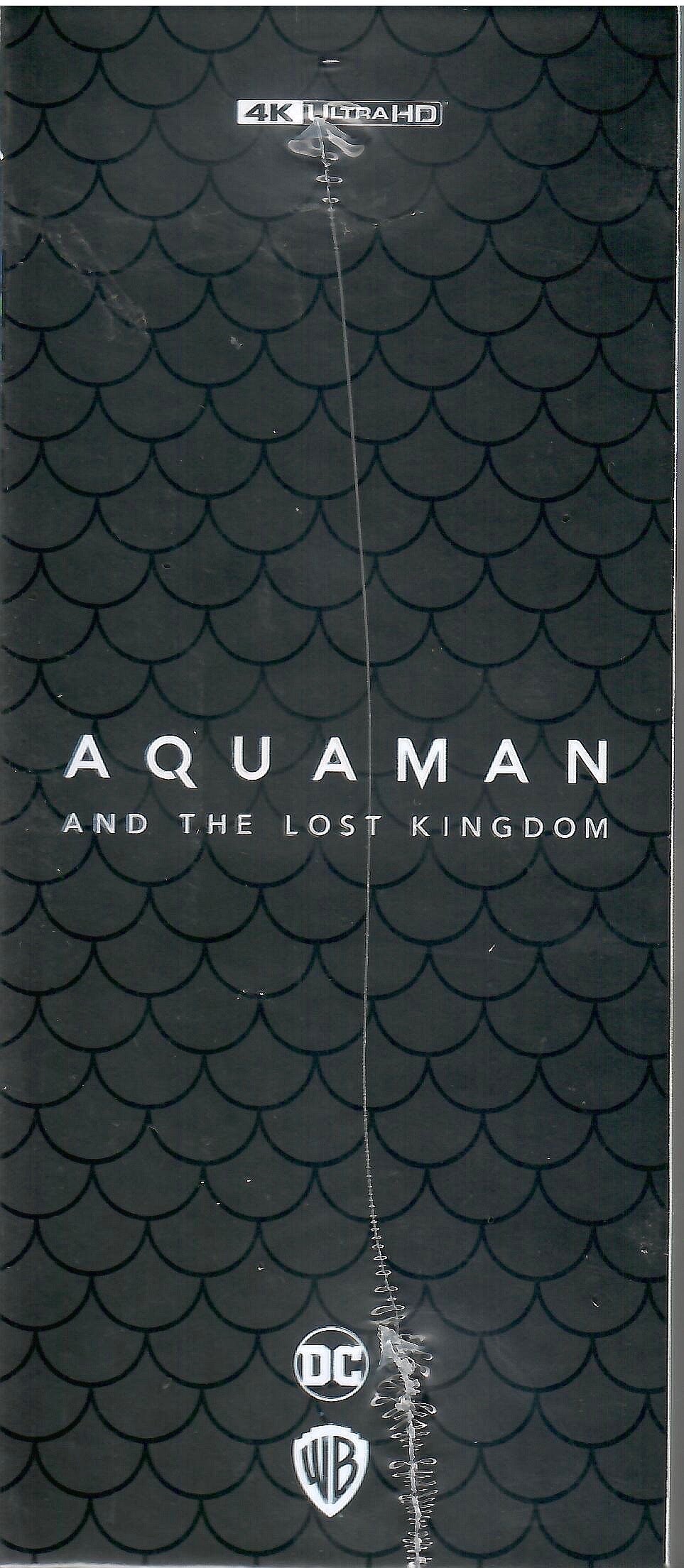Aquaman and the Lost Kingdom 4K 1-Click SteelBook (ME#69)(Hong Kong)(EMPTY)(Slip Box)