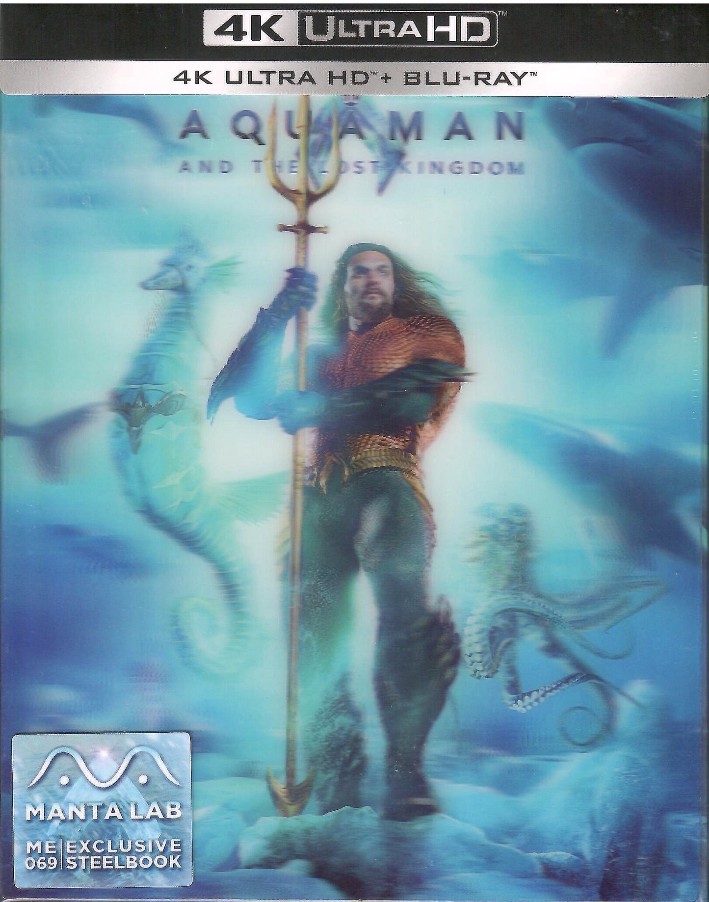 Aquaman: The Lost Kingdom 4K Double Lenticular A SteelBook (ME#69)(Hong Kong)