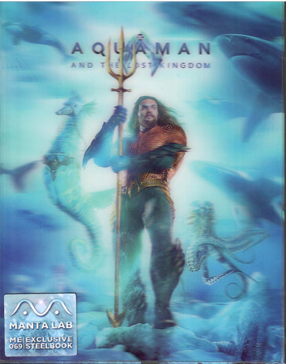 Aquaman: The Lost Kingdom 4K Double Lenticular A SteelBook (ME#69)(Hong Kong)