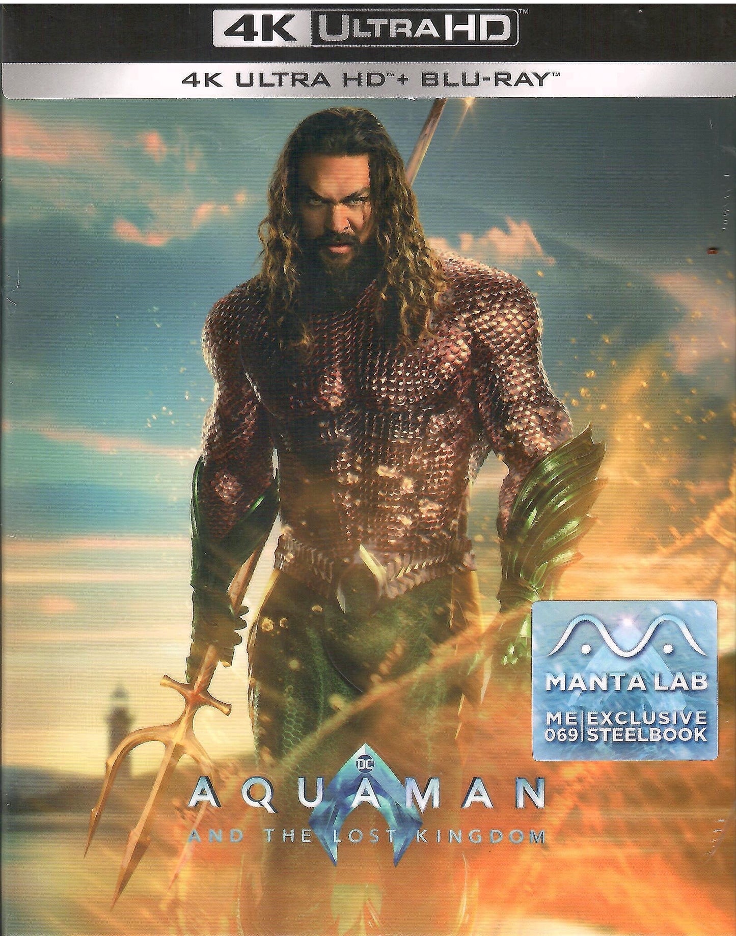 Aquaman: The Lost Kingdom 4K Full Slip SteelBook (ME#69)(Hong Kong)