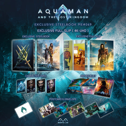 Aquaman: The Lost Kingdom 4K 1-Click SteelBook (ME#69)(Hong Kong)