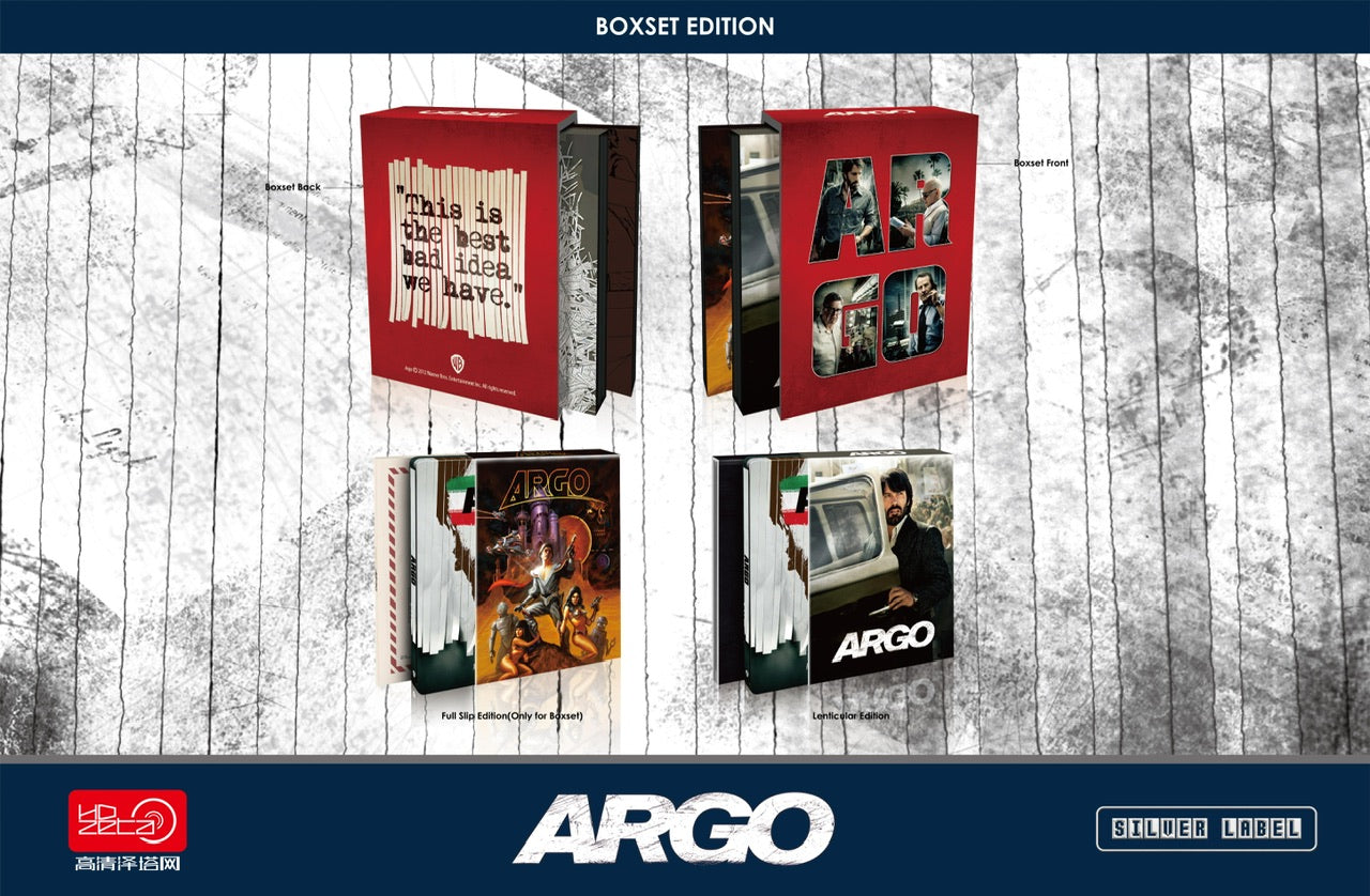 Argo 4K 1-Click SteelBook: Extended Cut (2012)(HDZeta Silver Label Series)(China)
