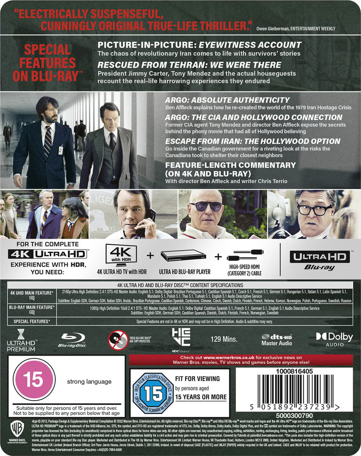 Argo 4K SteelBook (2012)(UK)