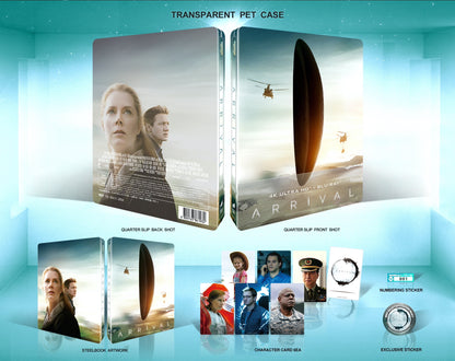 Arrival 4K 1/4 Slip SteelBook (2016)(WCE#17)(Korea)