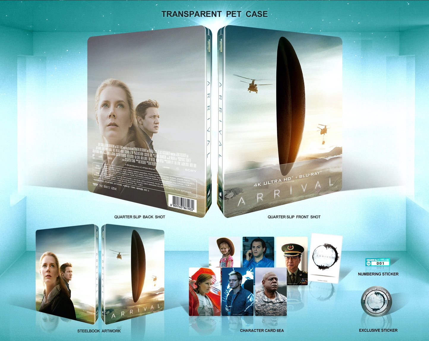 Arrival 4K 1-Click SteelBook (2016)(WCE#17)(Korea)