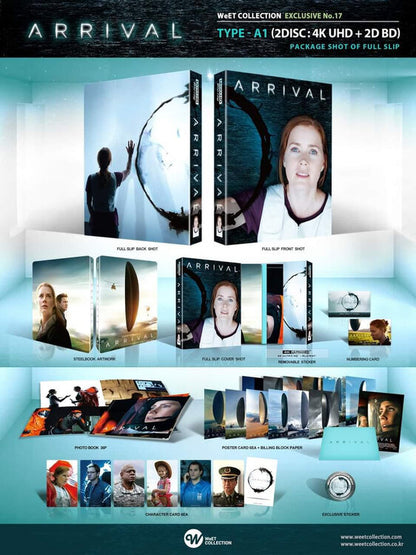 Arrival 4K Full Slip A1 SteelBook (2016)(WCE#17)(Korea)