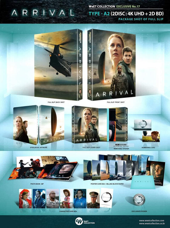 Arrival 4K 1-Click SteelBook (2016)(WCE#17)(Korea)