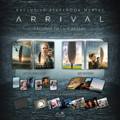 [Pre-Order] Arrival 4K 1-Click SteelBook (2016)(ME#105)Hong Kong)