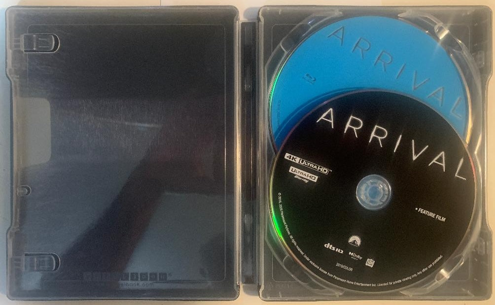 Arrival 4K SteelBook (2016)(Re-release)
