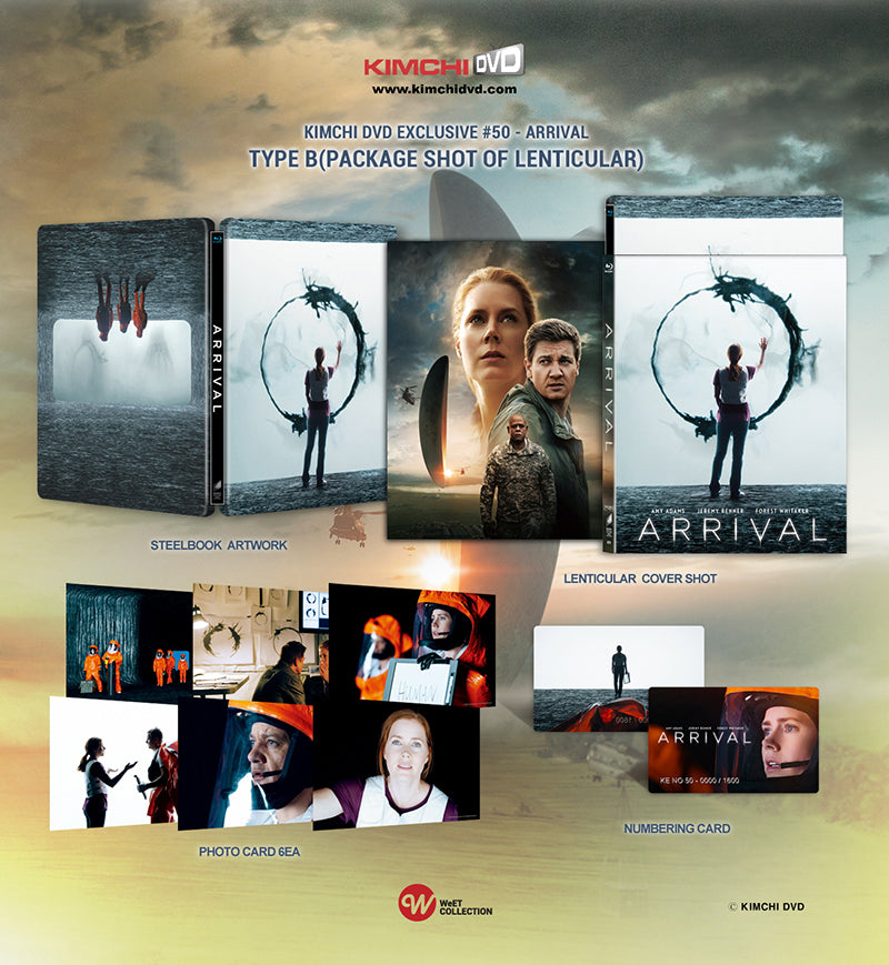 Arrival Lenticular SteelBook (2016)(KE#50)(Korea)