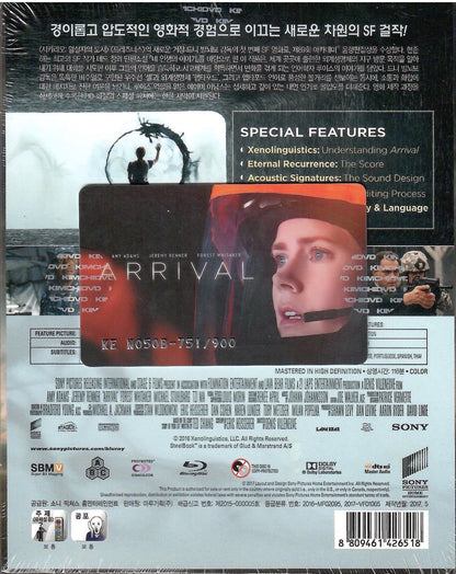 Arrival Lenticular SteelBook (2016)(KE#50)(Korea)