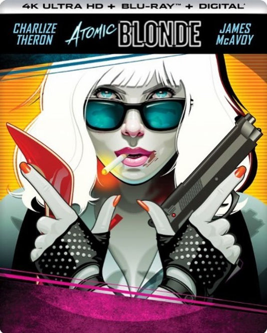 Atomic Blonde 4K POP Art SteelBook (Re-release)(Exclusive)