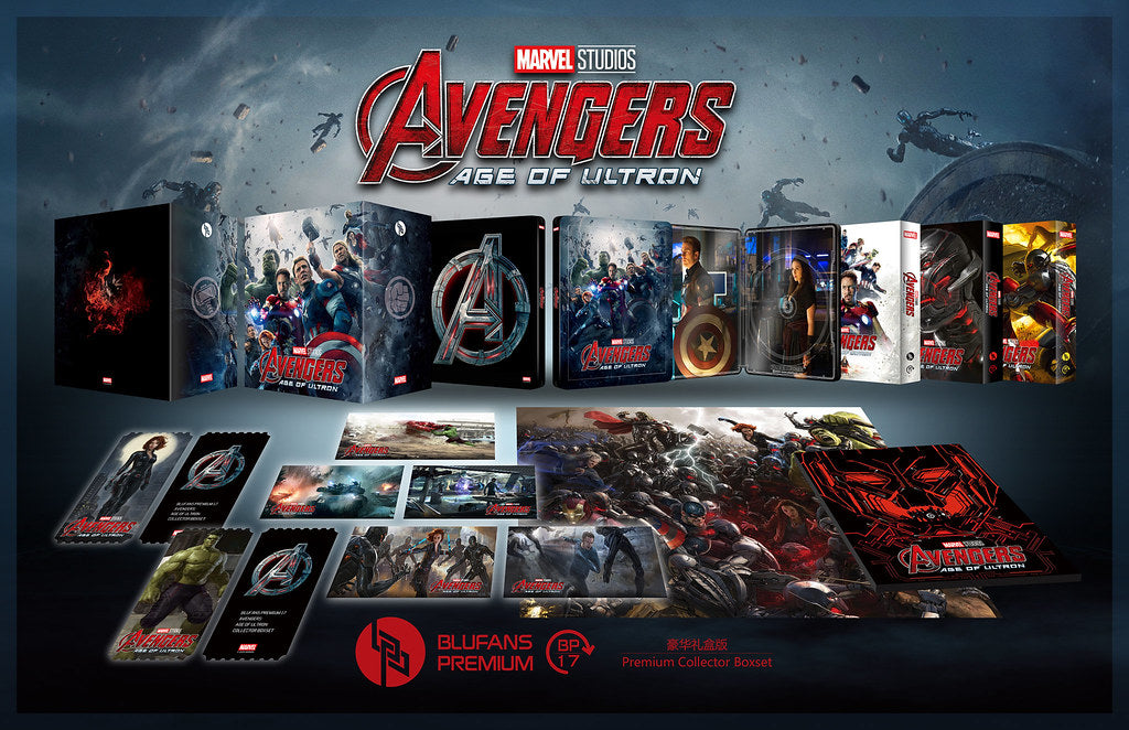 [Pre-Order] Avengers: Age of Ultron 1-Click SteelBook (2015)(BP#017)(EMPTY)(China)