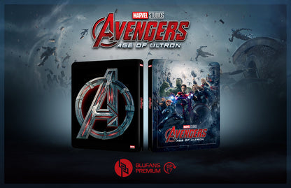 [Pre-Order] Avengers: Age of Ultron 1-Click SteelBook (2015)(BP#017)(EMPTY)(China)
