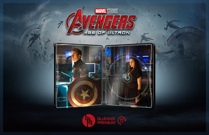 [Pre-Order] Avengers: Age of Ultron 1-Click SteelBook (2015)(BP#017)(EMPTY)(China)