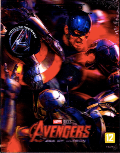 Avengers: Age of Ultron 4K Lenticular B2 SteelBook (WCE#015)(Korea)