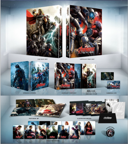 Avengers: Age of Ultron 3D & 4K 1-Click SteelBook (WCE#015)(Korea)