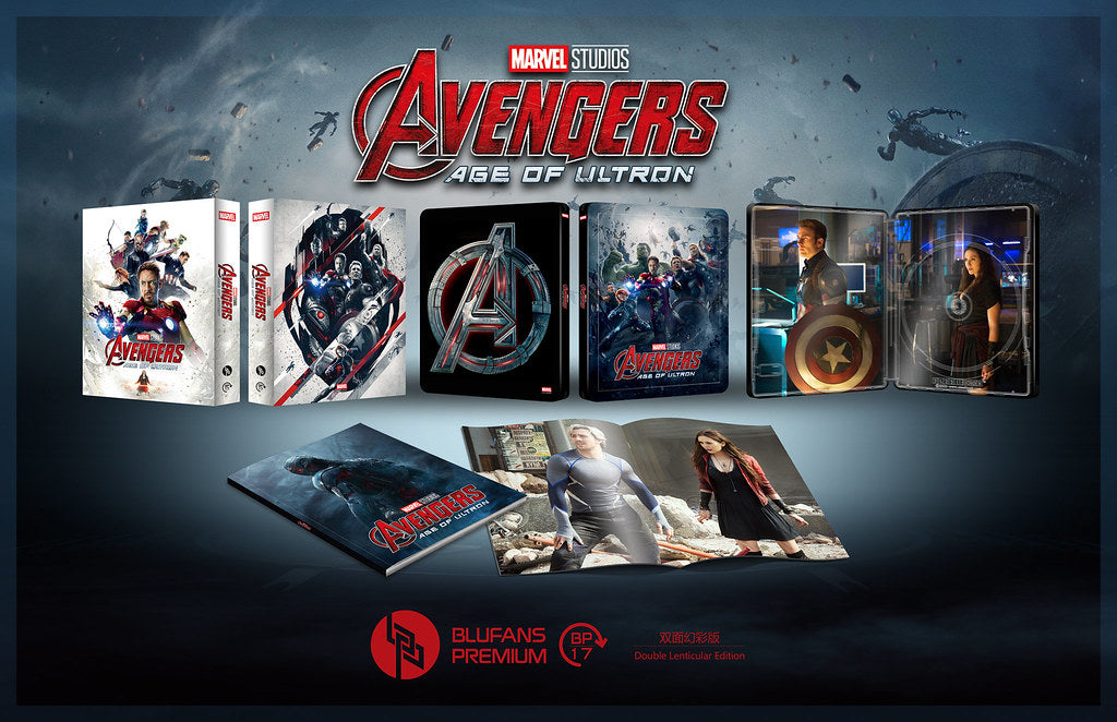 [Pre-Order] Avengers: Age of Ultron 1-Click SteelBook (2015)(BP#017)(EMPTY)(China)