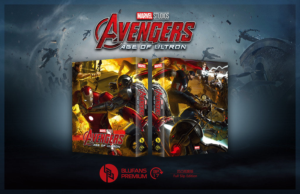 [Pre-Order] Avengers: Age of Ultron Full Slip SteelBook (2015)(BP#017)(EMPTY)(China)