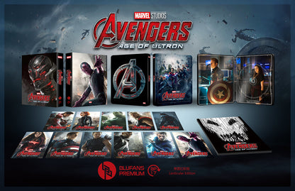 [Pre-Order] Avengers: Age of Ultron 1-Click SteelBook (2015)(BP#017)(EMPTY)(China)