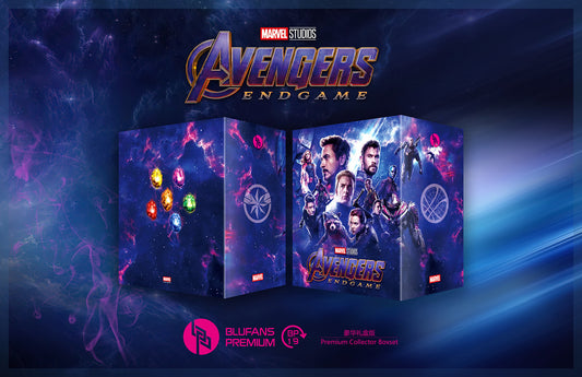 [Pre-Order] Avengers: Endgame 1-Click SteelBook (BP#018)(China)(EMPTY)(Slip Box)