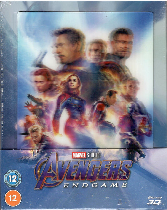 Avengers: Endgame 3D SteelBook w/ Lenticular Magnet (UK)