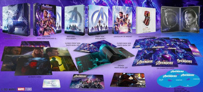 Avengers: Endgame 3D XL Full Slip SteelBook + Lenticular Magnet (FAC#151)(Czech)