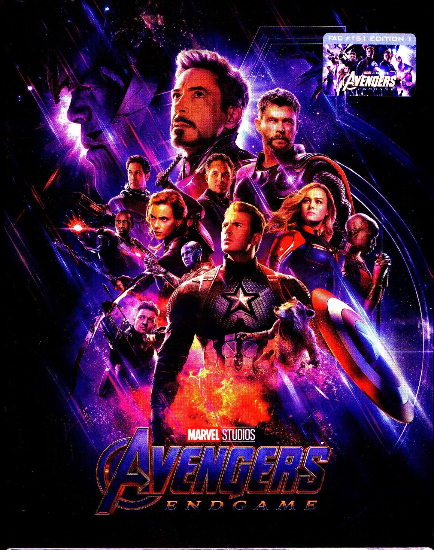 Avengers: Endgame 3D XL 1-Click SteelBook (FAC#151)(Czech)