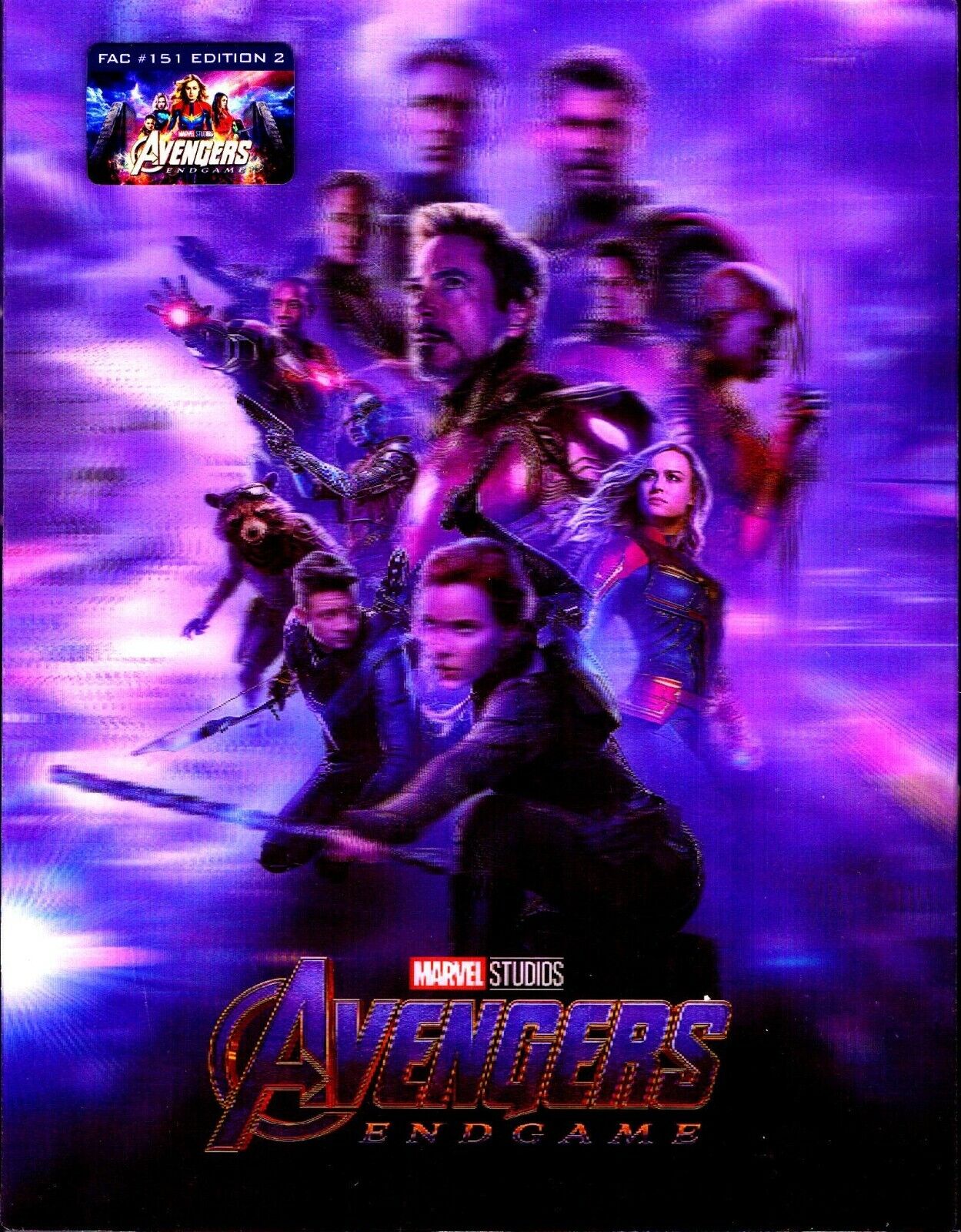 Avengers: Endgame 3D XL 1-Click SteelBook (FAC#151)(Czech)