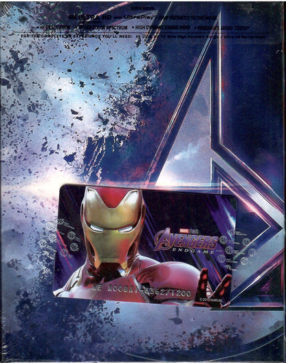 Avengers: Endgame 4K 1-Click SteelBook (WCE#008)(Korea)