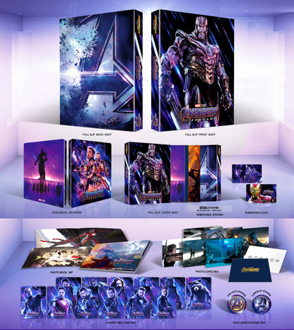 Avengers: Endgame 4K 1-Click SteelBook (WCE#008)(Korea)